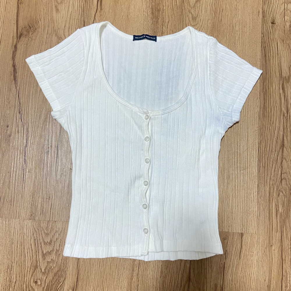 Brandy Melville Ribbed Tee